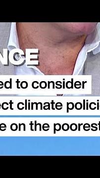 France: 'We must consider the effect climate policies will have on the poorest' • FRANCE 24