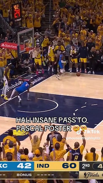 Incredible Basketball Pass Highlight: Pacers vs Thunder