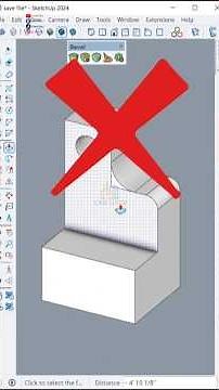 How to use the Bevel plugin for SketchUp #sketchup #shorts #shortsfeed #designer #drawing #short