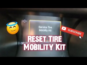 How to: Reset Service Tire Mobility Kit WARNING ⚠️