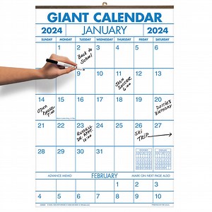 2-Year Large Calendar – 14 1/4" x 21 3/4" Calendar