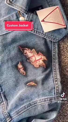 Custom Dior Denim Jacket Creation