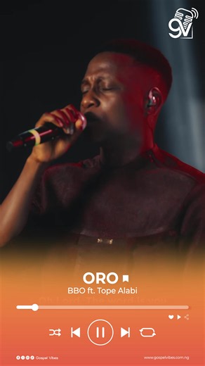 BBO - ORO ft. Tope Alabi | Gospel Music Clip