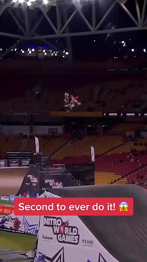 @jayoarcher becomes the second to ever pull off a triple backflip! He’s the first to do it in front of a live audience. 😵‍💫😵‍💫😵‍💫 (🎥: @nitrocircus) @TSN