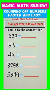 52 reactions · 47 shares | 10-Minutes Basic Math Review: Mind Blowing Hacks in Mathematics! Compilation Part 14 #MathTricksTutorial #tutorial #maths #mathematics | Math Tricks Tutorial | Facebook