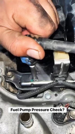 fuel pump petrol pressure check testing video