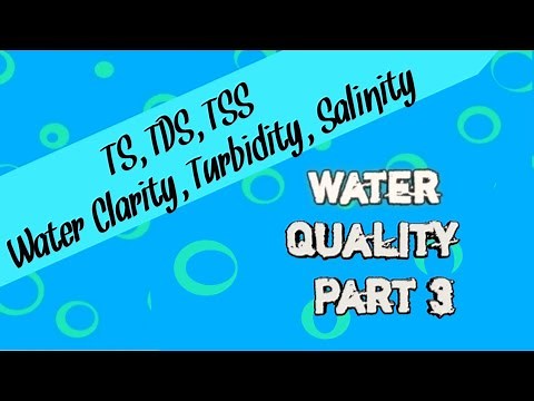 What are TS, TDS, TSS, Turbidity, Water Clarity, Salinity? How they affects the water quality ?