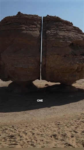 Did Aliens Sliced This Rock into Two Pieces? #history #shorts #mystery