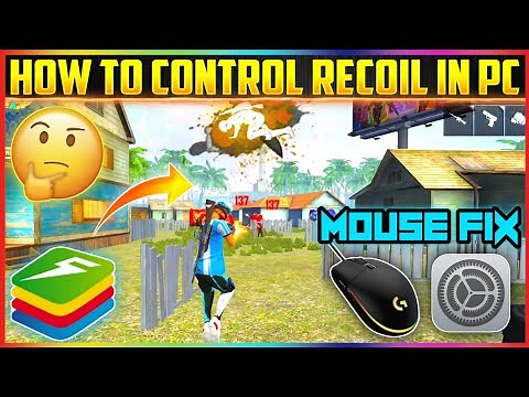 HOW TO CONTROL RECOIL IN PC 💻 | BLUESTACKS RECOIL FIX REGEDIT | FREE FIRE RECOIL CONTROL BLUESTACKS