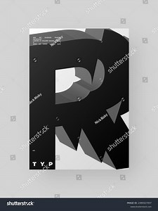 Abstract Poster Design Vertical A4 Format Stock Vector (Royalty Free) 2395527937 | Shutterstock