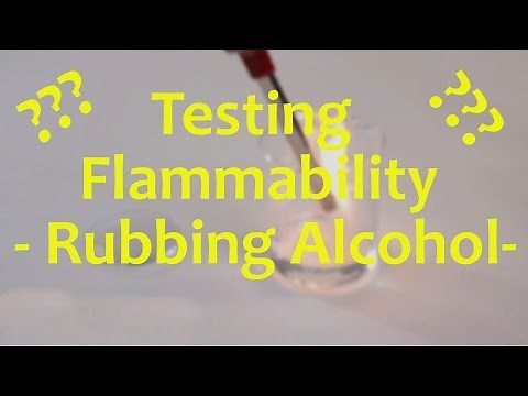 Lighting Rubbing Alcohol ON FIRE | Experiment