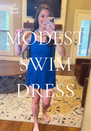 Stylish Modest Swim Dress Review and Sizing Tips