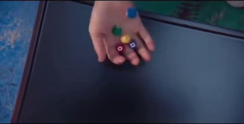 Gonggi Korean Game, Real Weighted Traditional Korean Stones Game with Steel Balls, Pebble Throw and Grab Gonggi Jack Games-2 Set with Squid Box