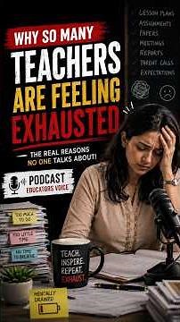 Why So Many Teachers Are Feeling Exhausted