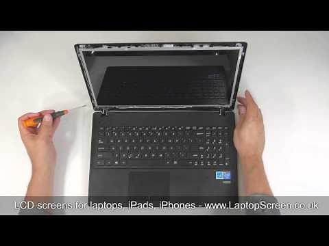 How to replace laptop screen / Fixing LCD ASUS X551M