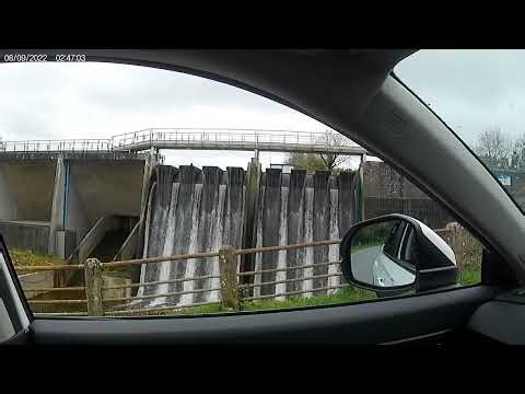 Rance tidal power station in Brittany, France