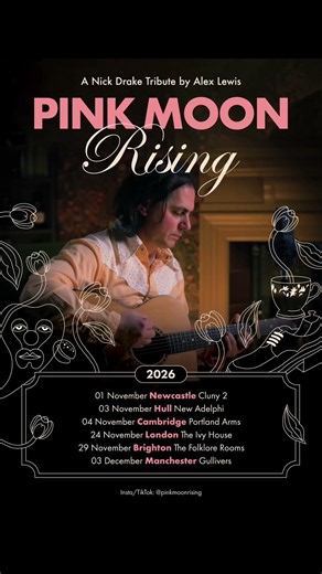 A performance of Pink Moon and the story of Nick Drake #nickdrake #pinkmoon #folkmusic