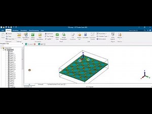 Simulation of Unit Cell Frequency Selective Surface (FSS)| Array of Frequency Selective Surfaces