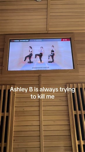 Every time I see her, I know I am getting a good workout but it’s so hard ha ha #fyp #hotworx #workoutroutine #workout