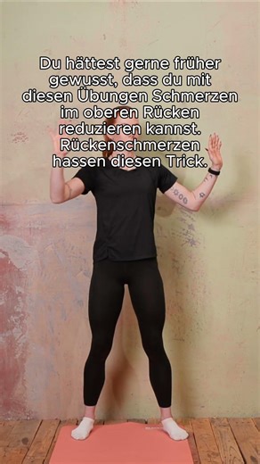 3 super EFFEKTIVE Übungen gegen SCHMERZEN im oberen Rücken #schmerzen #rückenschmerzen #übung