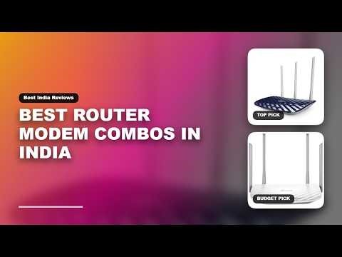 Best Router Modem Combos in India | Router