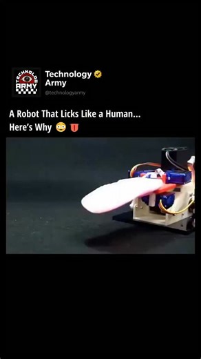 TechnologyARMY on Instagram: "Japanese researcher Ryota Shijo and his team at KING have developed a strange yet fascinating creation called Licker — a soft robotic tongue designed to replicate the sensation and motion of a real human tongue. To build it, the team first studied how human tongues move, identifying four core actions: flat licking, tip licking, wide strokes, and rhythmic patterns. They then engineered a soft robot capable of reproducing these motions with surprising realism. Movemen