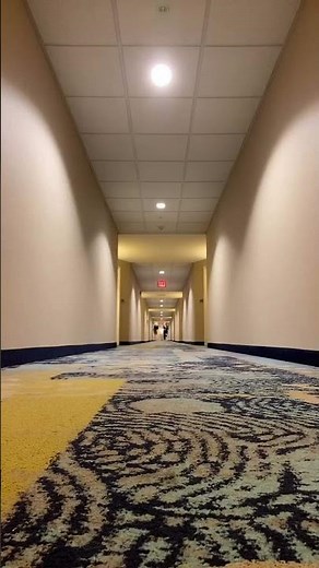 Exploring the endless hotel hallway at springhill suites #playlistlive