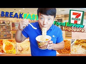 BEST FOOD at Singapore 7-ELEVEN | BREAKFAST Food Review