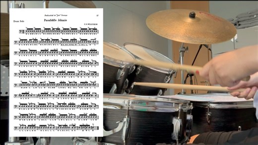 半年也没练下来的 Paradiddle Johnnie 40bpm