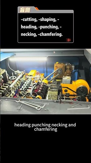 Application of multi-station cold heading machine | Screws [Cold heading automation]#machine