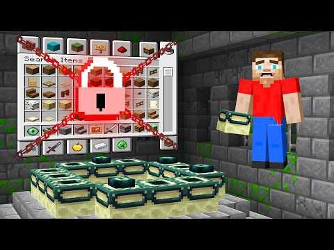 Beating Minecraft in Creative WITHOUT The Creative Menu...