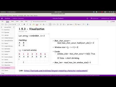 05 - Longest Substring with same letters after Replacement || Sliding Window || Interview Prep