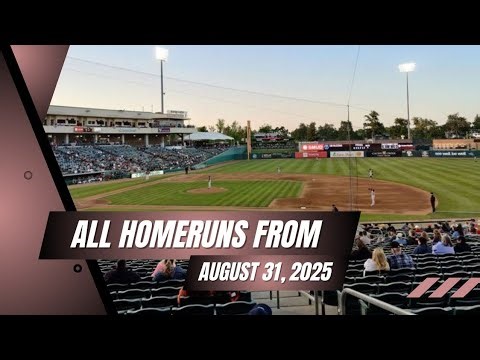All 24 Homeruns From August 31st, 2025
