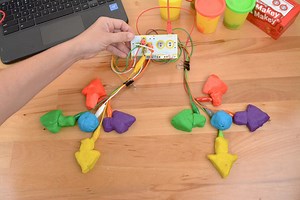 Super Simple Joystick with Modeling Clay