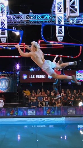 Isabella Folsom and Kai Beckstrand both get a buzzer, but only one moves on. 👀 American Ninja Warrior | NBC and Peacock | Ninja Warrior