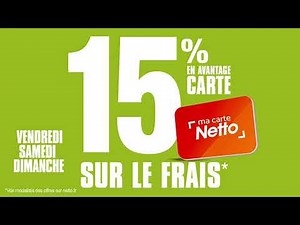 Ma Carte Netto : nouveau programme de fidélité - 15 % frais
