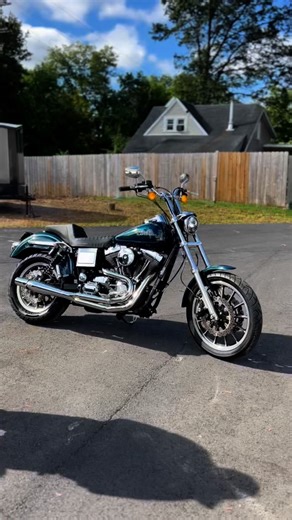 THE DYNA DUDE on Instagram: "2002 FXDL JADE SUNGLO. $12,500. 18k miles. One of the cleanest you will find. Financing available. Feuling OE+ Cam Chest Feuling HP+ Oil Pump Feuling 525 Reaper Cams Thunderheader exhaust Mikuni HSR42 carb Sputhe PosiTrac stabilizers front and rear 14 inch RWD suspension Race tech Springs with Gold Valve Emulators Trackerdie +2 Damper Rods Speed Merchant Pre-Load Adjusters Dual Disc with Bagger Brembos Thrashin Supply 9.5 inch Pullback Risers with Thrashin Mid Bend b