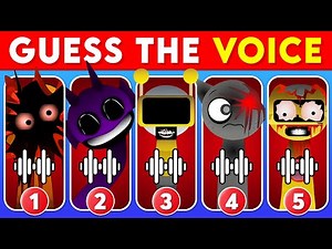 🔊 Guess The PHASE 3 Incredibox SPRUNKI Characters by their VOICE!? | Horror Fun Bot, Pinki