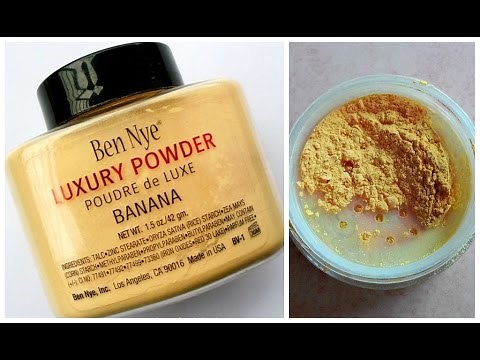 DIY Ben Nye Banana Luxury powder! Cipria correttiva e illuminante