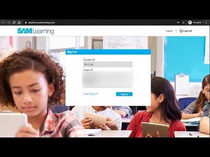 SAM Learning - Logging in