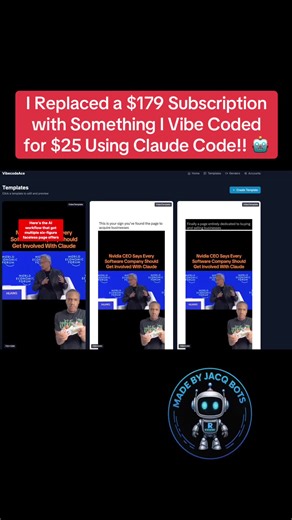 yall plz stop throwing money at subscriptions you can build yourself with AI… lol i was literally paying Creatomate $179 a month just to add text overlays to my Instagram reels. AND i kept running out of credits 😂 like what am i even paying for at that point?? so I opened Claude Code and vibe coded my own version. - Vercel for the dashboard. - Remotion for rendering. - Supabase for the database. - Cloudflare for storage. total cost? $25 a month, and now I OWN it! I run faceless Instagram pages 