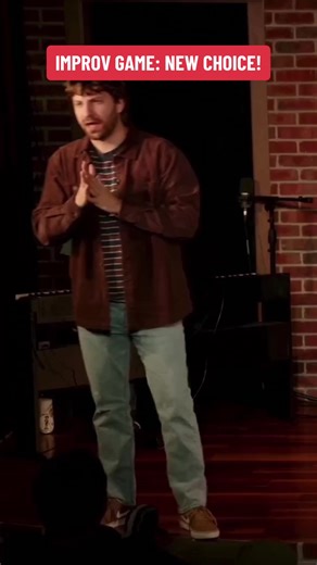 5.8K views · 148 reactions | New Choice | IMPROV #improv #newchoice #change #changegame #improvbroadway | Zach Atherton | Facebook