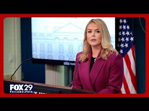 LIVE 🔴 Trump White House holds press briefing | FOX 29 News Philadelphia
