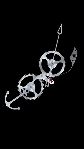 How the Second Hand Works in a Clock | Clock Gear Mechanism Explained