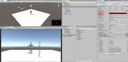 Unityでオブジェクトを複製させずに残像表現する