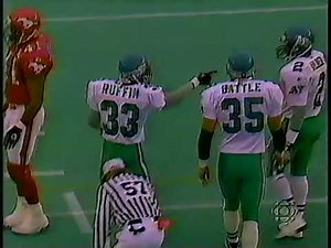 November 3, 1996 - CFL - Saskatchewan Roughriders @ Calgary Stampeders