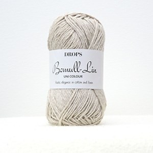 14K views · 81 reactions | Rustic charm meets soft elegance! DROPS Bomull-Lin is a strong and durable yarn that combines the brittle structure of linen with the softness of cotton for a beautiful result. Plus, you get it with a 30% discount all of July! So don’t miss this chance and order your favourite shades today at garnstudio.com/sale #dropsdesign #dropsbomulllin #dropsyarn #dropsgarn #garnstudio | Garnstudio DROPS design | Facebook