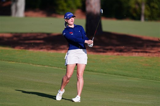 Who is leading the 2024 ANNIKA driven by Gainbridge after day 1? Leaderboard explored