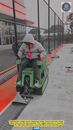 Powerful & Efficient: Specialized Crawler Tractor for High-Slope Land Clearing and Tilling