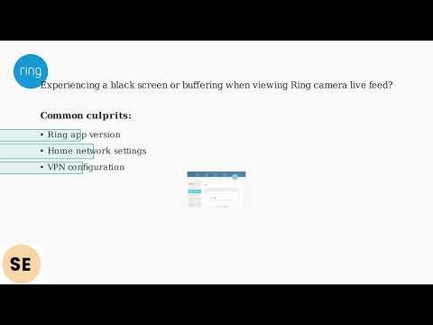 How to Fix Ring App Not Showing Live View – Network, VPN & App Update
